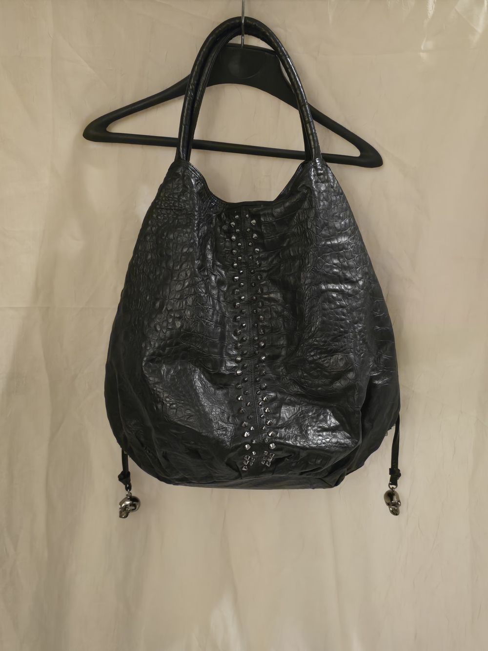 Thomas Wylde Studded Leather Hobo Bag